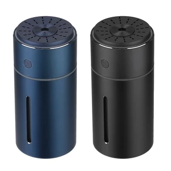 

alloet Portable USB Car Table Air Humidifier Aromatherapy Essential Oil Diffuser Air Purifier Nano Spray with LED Light For Home