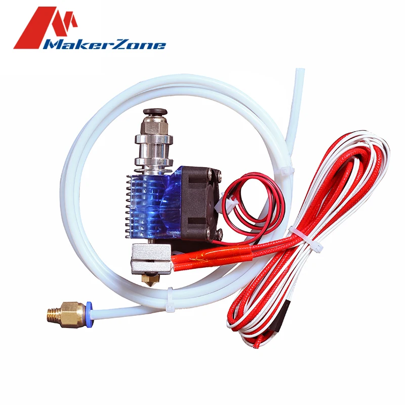 Новейший V6 J head полностью металлический Hotend Bowden экструдер нагреватель Термистор