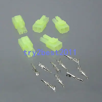 

DHL/EMS 50 Sets Tamiya Mini Battery Connectors Cars Planes Airsoft x 5 Pairs -C1