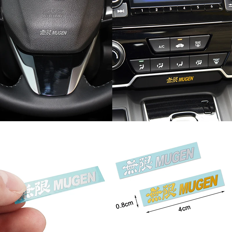 Для Honda Mugen power Accord CRV Hrv Jazz автомобильные аксессуары из алюминиевого сплава