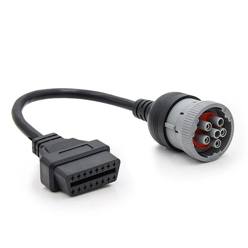 Адаптер для кабеля грузовика конвертер OBD1 в OBD2 J1708 6-контактного гнездового