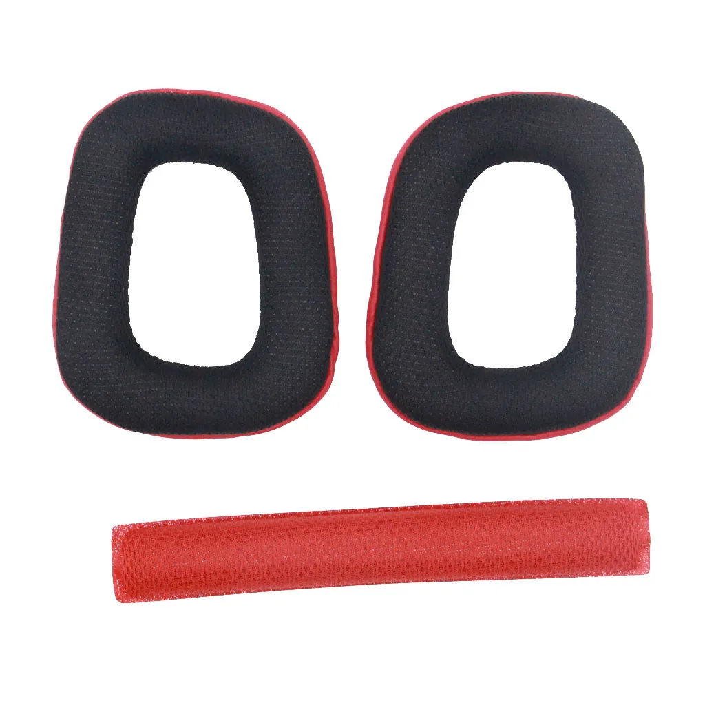 1pair Replacement Earpads For Logitech G930 G430 F450 Headphones Ear Cushions Headsets Ear pads 103#B