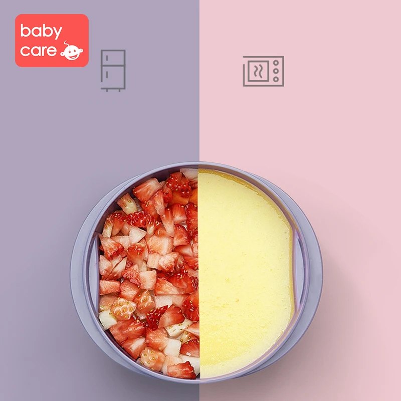 Babycare 3 шт. детская пищевая добавка чаша для детского питания мультфильм анти-осень холодильная портативная детская посуда чаша