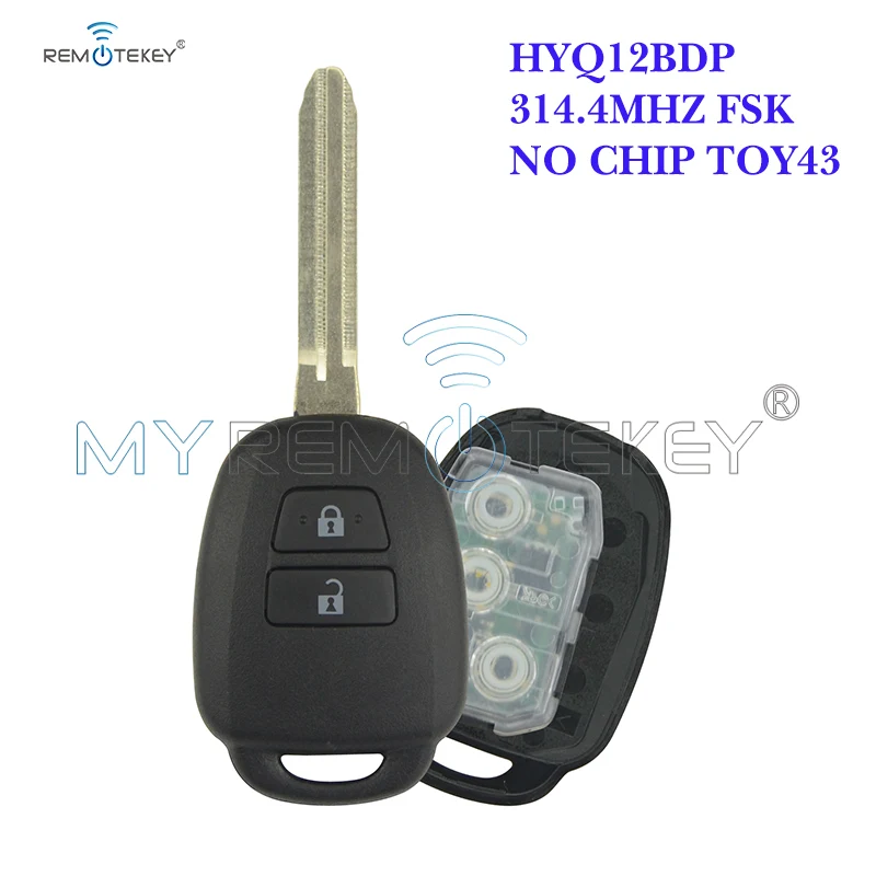 Remtekey 89070-42880 HYQ12BDP 2015 2016 2017 2018 для Toyota 2 кнопки 314 4 МГц без чипа | Автомобили и