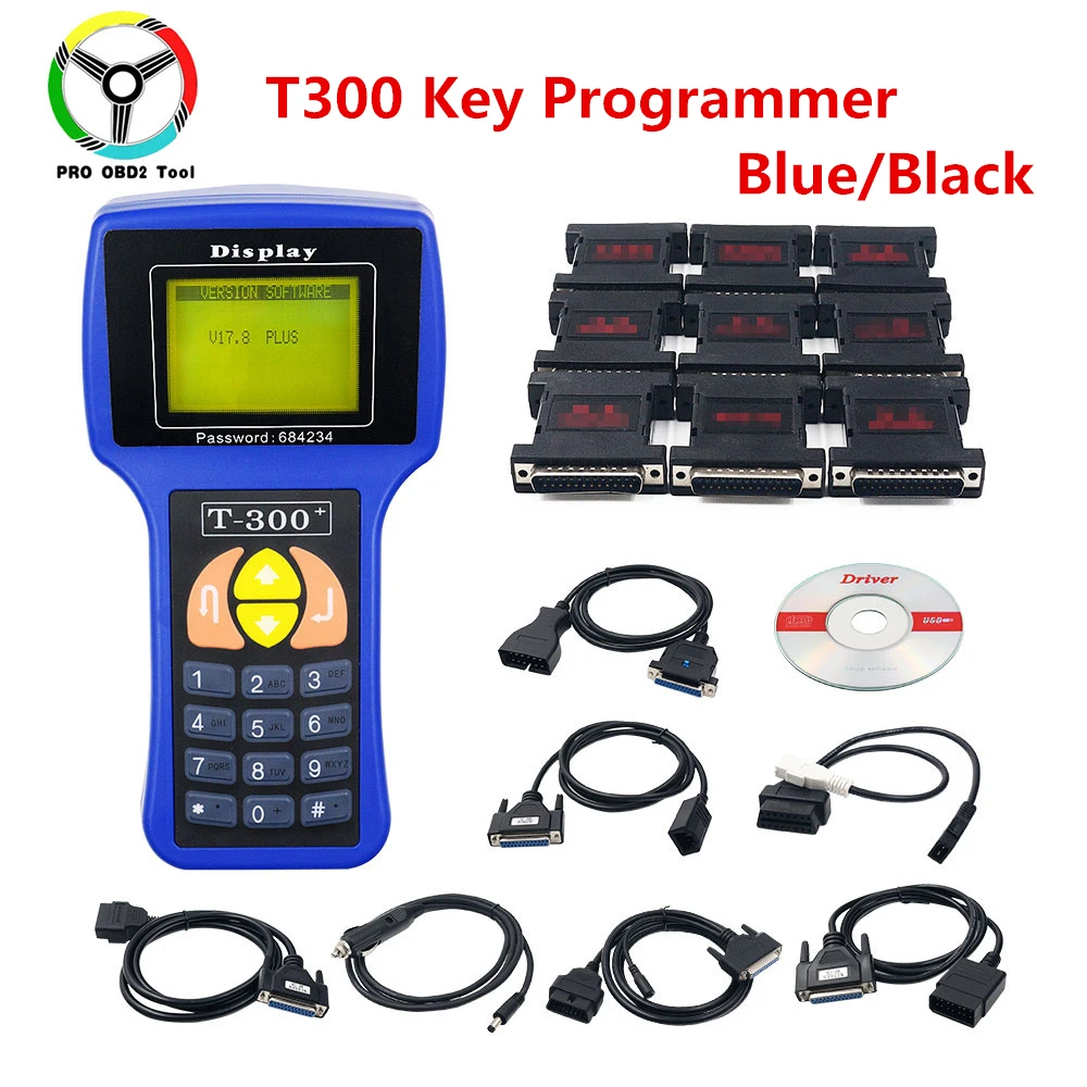 DHL Free T300 Key Programmer T 300 Auto V17.8 Car Maker English Spanish Language Optional Code | Автомобили и мотоциклы