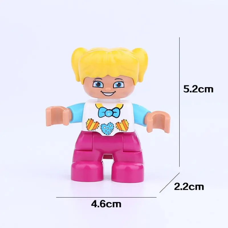 Игрушки Хобби Legoing Duplo городской набор блок фермер Доктор Медсестры клоун атлет