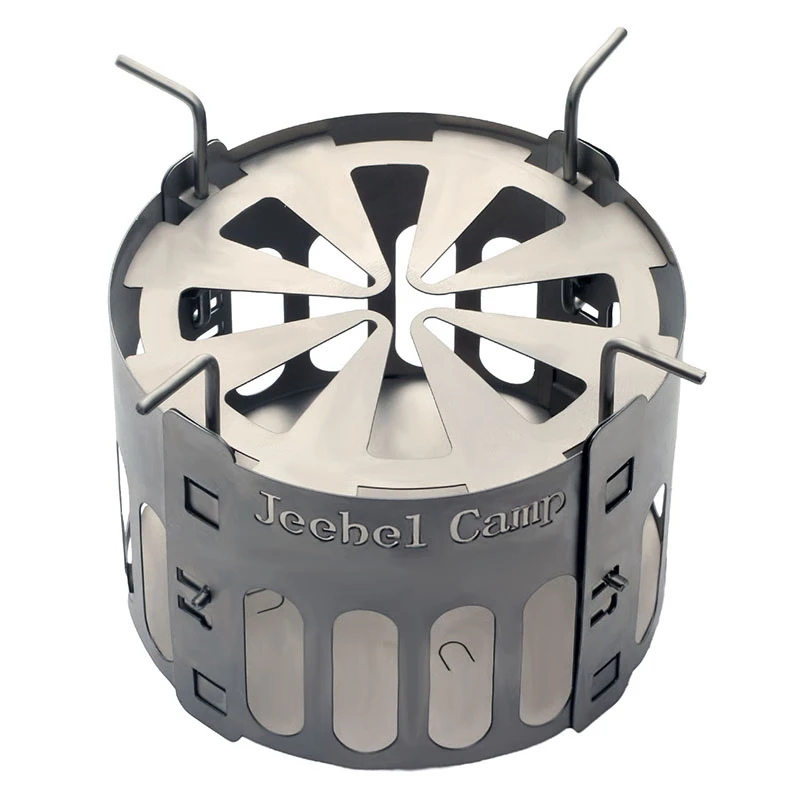 

Outdoor Camping Folding Alcohol Stove Bracket Titanium Portable Camping Picnic Furnace Stove Support Stand Super Lightweight