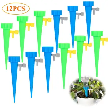 

Automatic Drip Irrigation Spikes Tool Flower Plant Garden Supplies Useful Self-Watering Device Water Adjustable Watering Kits