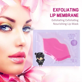 

Crystal Collagen Lip Mask Anti-Ageing Wrinkle Pad Lips Masks Peel Off Exfoliating Lasting Moisturizing Nourish Lips Care TSLM1