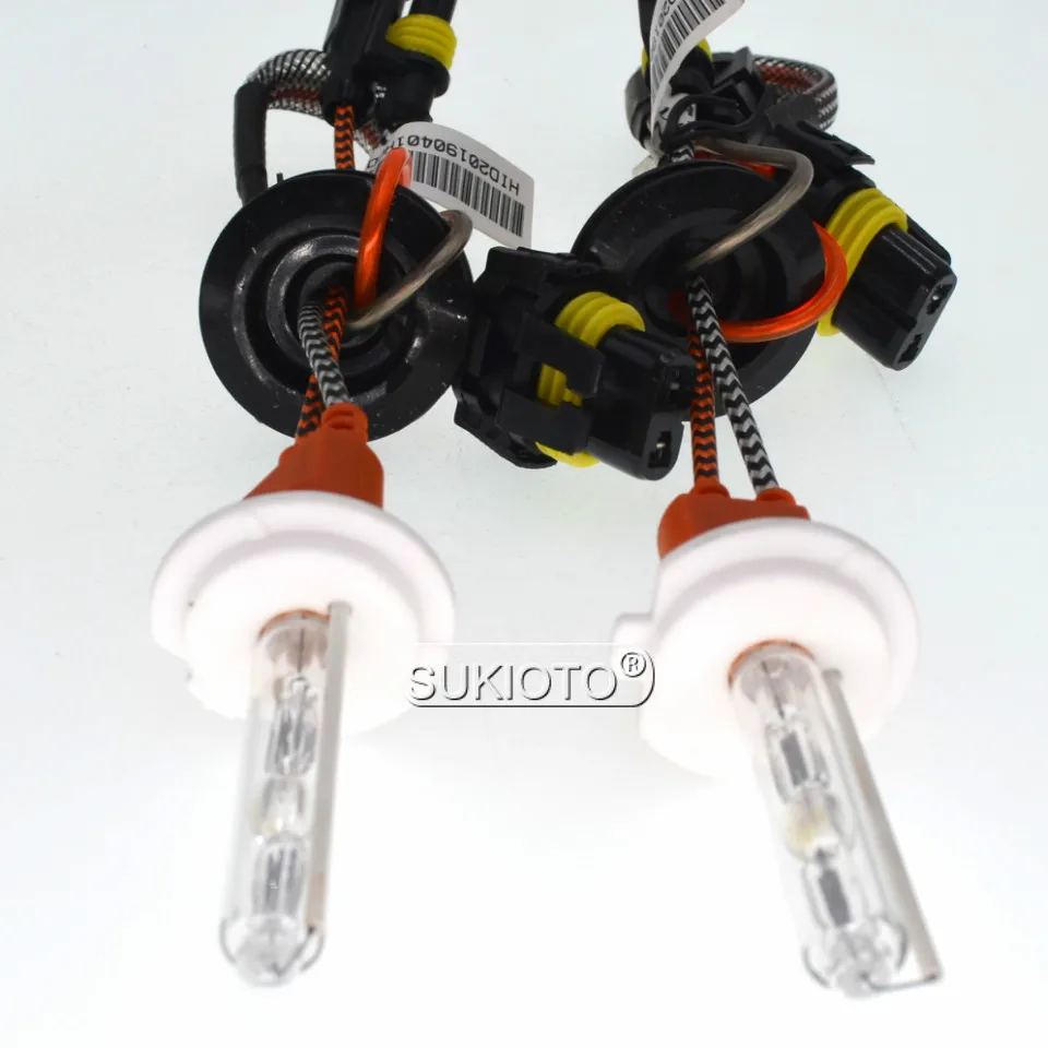 SUKIOTO 2PCS 24V 75W 100W 150W hid xenon bulb H7 5000K H1 H3 4300K 6000K Spare lamp replace high power bright car front lights (12)