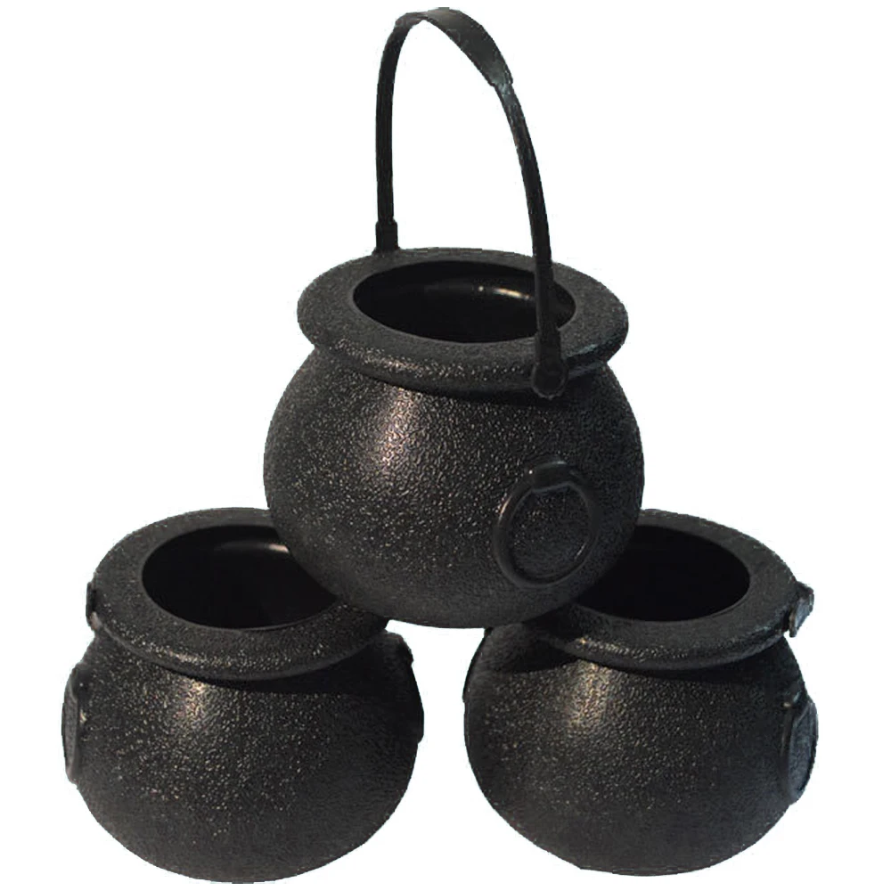 

Halloween Candy Bucket Witch Cauldron Candy Holder Candy Container Candy box for St. Patrick's Day Halloween Props Party Decor