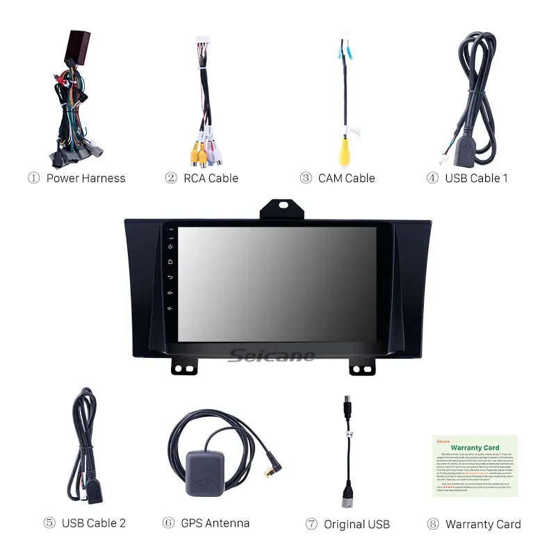  Seicane 2din Android 8.1 Car radio Multimedia Video Player auto Stereo GPS For Honda Elysion 2012 2