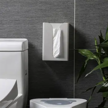 

Traceless Tissue Holder Wall-Mounted Tissue Box Napkin Box Tissue Storage Box Grey