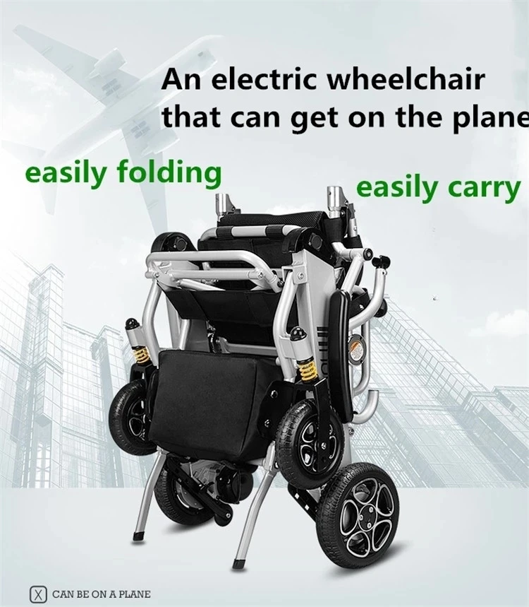 competitive price lightweight model folding outside power Elderly electric wheelchair