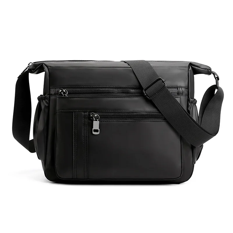 

Business Casual MEN'S Single-shoulder Bag Versatile Outdoor Travel Commuter Bag Large Capacity Lightweight Waterproof Shopping S