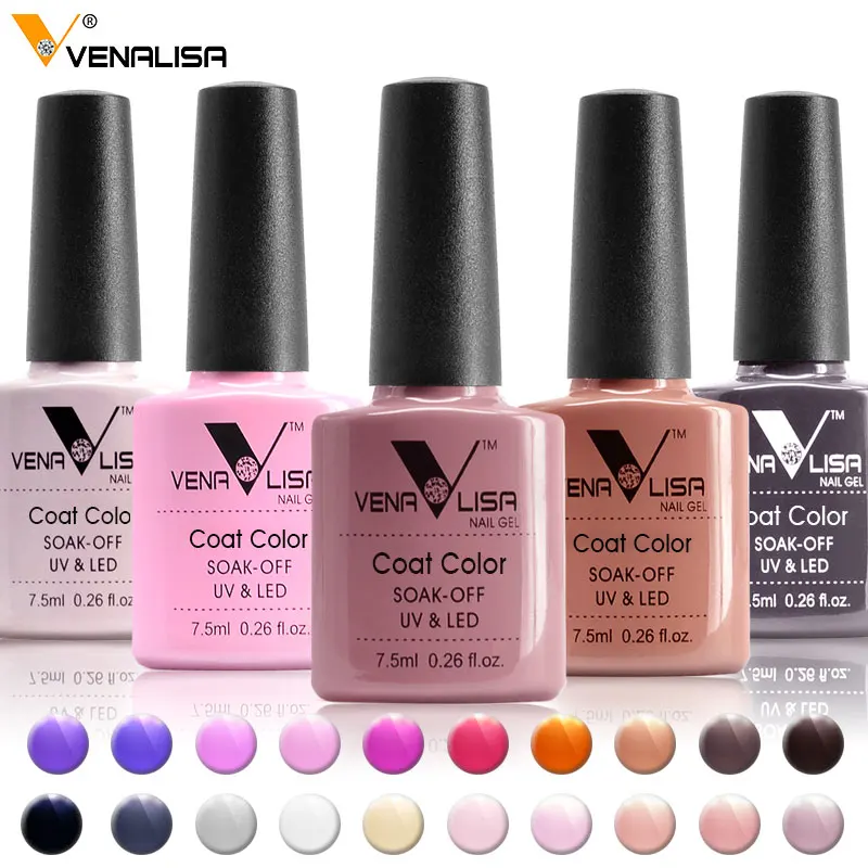 Новый бренд Venalisa #61508 100% Гель лак для ногтей снимается отмачиванием СВЕТОДИОДНЫЙ