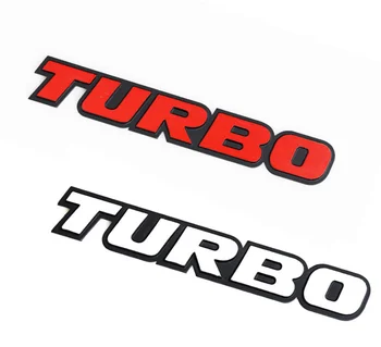 

Turbo Badge Emblem Chrome 3D Car Auto Swap Trunk Hood Side Adhesive Replacement Decal Sticker Truck Van
