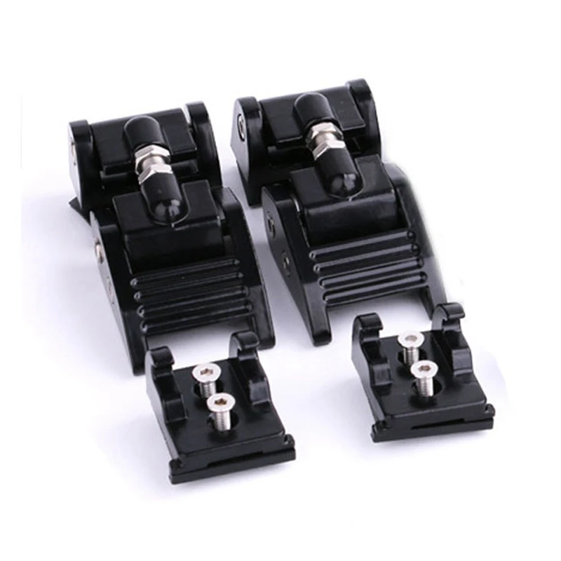 E-LONGWELL Aluminum Hood Latch Lock Catch Flag Style Compatible With Jeep Wrangler 2007 2017 Jk Jku 2018 2022 Jl Jlu 2020 2024 Gladiator 1 Pair - Foto 7