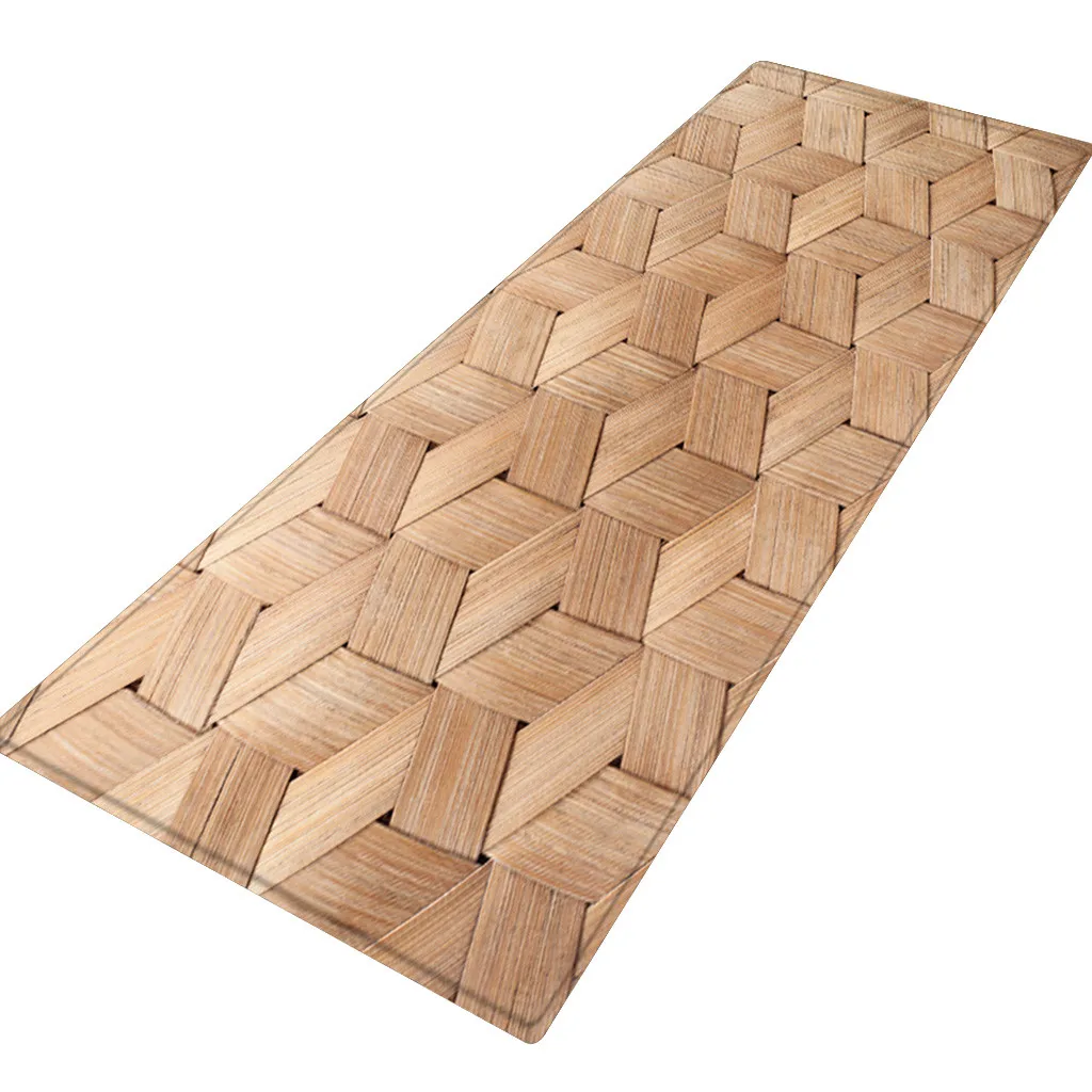 1 шт. 40X120 см Коврик для двери в коридоре нескользящий бархатный коврик с принтом Впитывающее кухонное покрытие 9,23 - Цвет: G