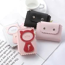 Милый милый кот ключница Органайзер брелок для ключей кошельки Женская карманная сумка для автомобильных ключей с 2 держателями для карт Новинка