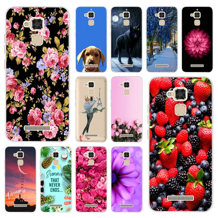Funda para ASUS Zenfone 3 MAX ZC520TL, carcasa de 5,2 parachoques con patrón de flores de moda para Zenfone 3 MAX ZC520TL ZC 520TL X008D Coque| Fundas antigolpes para teléfono| -