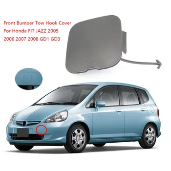 

Front Bumper Tow Hook Cover Hauling Eye Cap For HONDA FIT JAZZ 2005 2006 2007 2008 GD1 GD3 OEM 71104SAA900 Unpainted