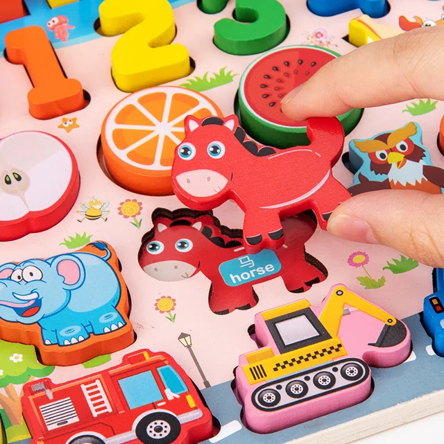 Wooden Multifunction Puzzles 3