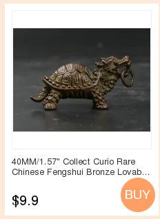 51 мм/2 дюйма коллекция Curio Редкий китайский фэншуй маленькая бронзовая Изысканная великая статуя руководителя Мао Цзэдуна 33 г