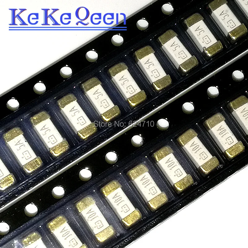 50 шт./лот 1808/2410 SMD предохранители одноразовые 0.25A/0.5A/0.75A/1A/1.5A/2A/3A/3.15A/4A/5A/6.3A/7A/8A/10A/12A/15A