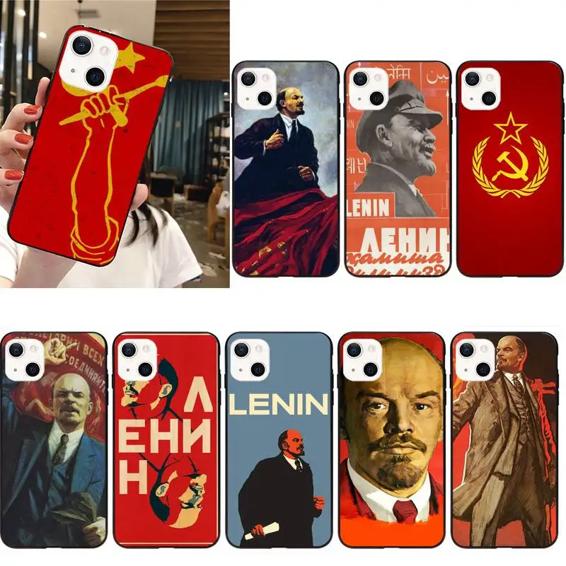 Чехол lenin для телефона iPhone 11 12 Mini 13 Pro XS Max X 8 7 6s Plus 5 SE XR | Мобильные телефоны и