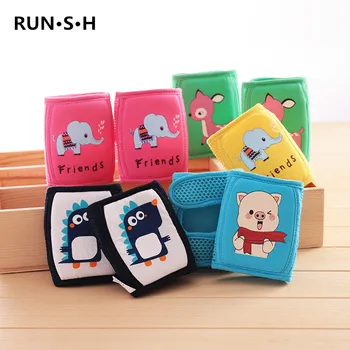

Baby Knee Pads Safety Protector Spring Summer Leg Warmers Mesh Sponge Crawling Pads Adjustable for Toddler Boys Girls 0-5 Years