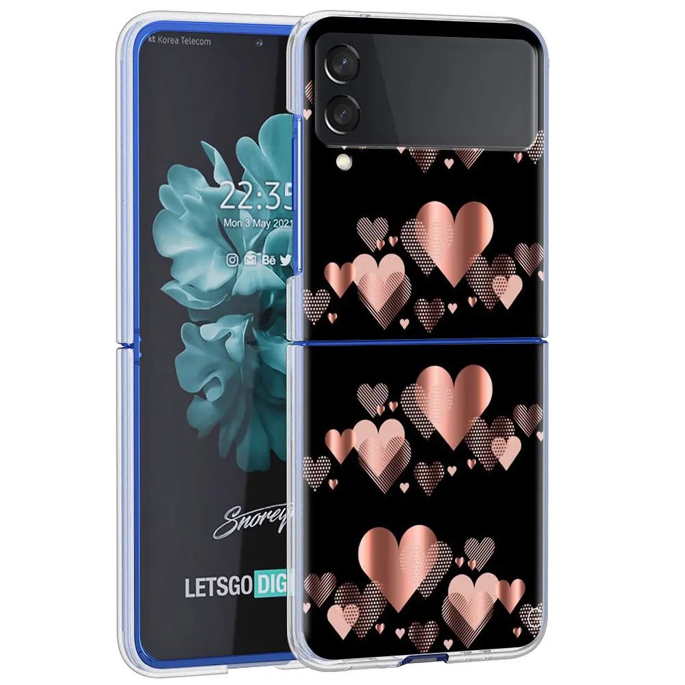 Transparent Luxury Love Bow Hard Phone Case Cover - Clear PC Design