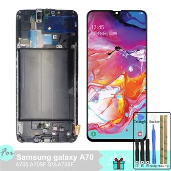 

TFT A70 LCD Display For Samsung Galaxy A70 LCD A705 A705F SM-A705F Screen Touch Digitizer Assembly with Frame