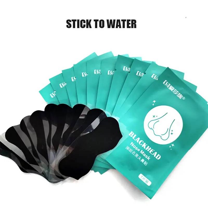 

10pcs Unisex Blackhead Remover Nose Face Mask Peel Off Clear Pores Patch Nose Cleansing Removal Pore Strip Peeling Acne