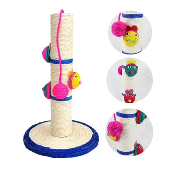 

Funny Cat Climbing Toy Small Animal Tree Scratcher Pet Scratching Post Toy Climbing Tree Frame Toys Cat House Scratching-stone