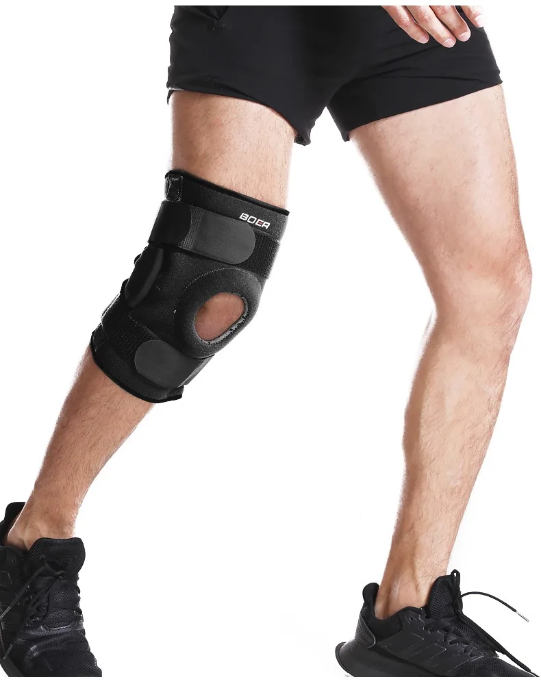 Rodillera ortopédica de neopreno, correa de soporte de rodilla ajustable  con almohadilla de silicona para rótula, Protector para el dolor de las  articulaciones, rodilleras protectoras - AliExpress