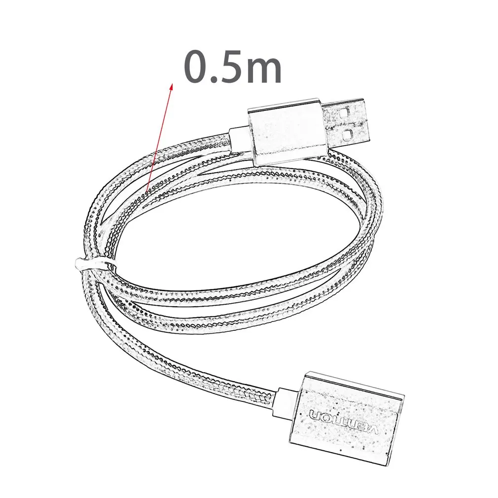 USB 2,0 Мужской к женскому USB кабель 1,5 м 3 м 5 м удлинитель провод супер скорость Расширение синхронизации данных кабель для ПК ноутбука клавиатуры