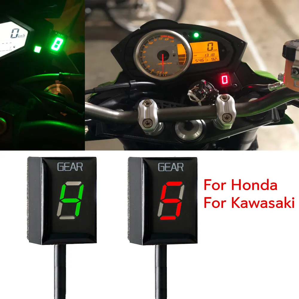 Мотоцикл Ecu скорость шестерни дисплей индикатор для Kawasaki для Honda Led шестерни дисплей цифровой CTX700/NC750/CB1300/1100/1000R/650