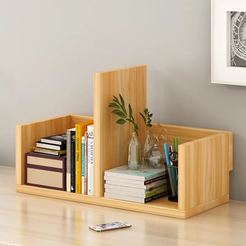 

Bookshelf Simplicity Desktop Storage Shelf Combined Bookcase Minimalist Modern Table Shelf Students Creative Cabinet on Behalf