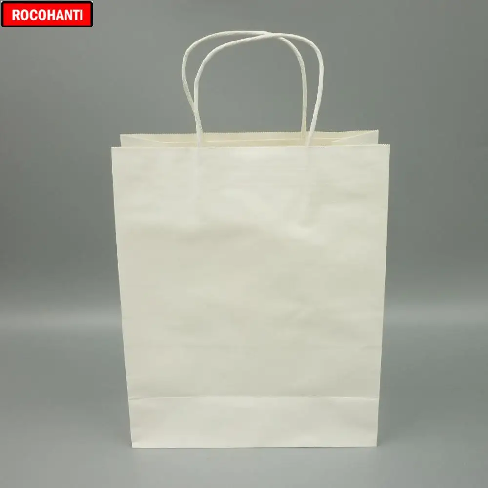 Wholesale Custom Size Cheap Shopping Carry Packaging Recycled Brown Kraft Paper  Bags For Coffee Brand Food Grocery