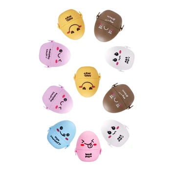 

10Pcs/Set Empty Puff Drying Holder Egg Stand Case Cosmetic Puff Cover Portable Sponge Puff Drying Box Beauty Accessory