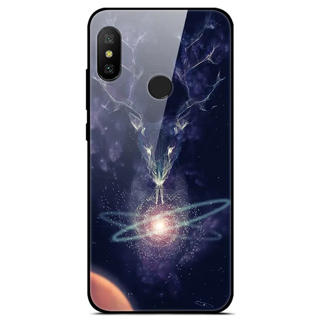 33 Силиконовый чехол для Xiaomi Mi A2 Lite чехол 360 полная защита закаленное стекло задняя крышка чехол для телефона s для Xiaomi Mi A2 бампер - Цвет: 33
