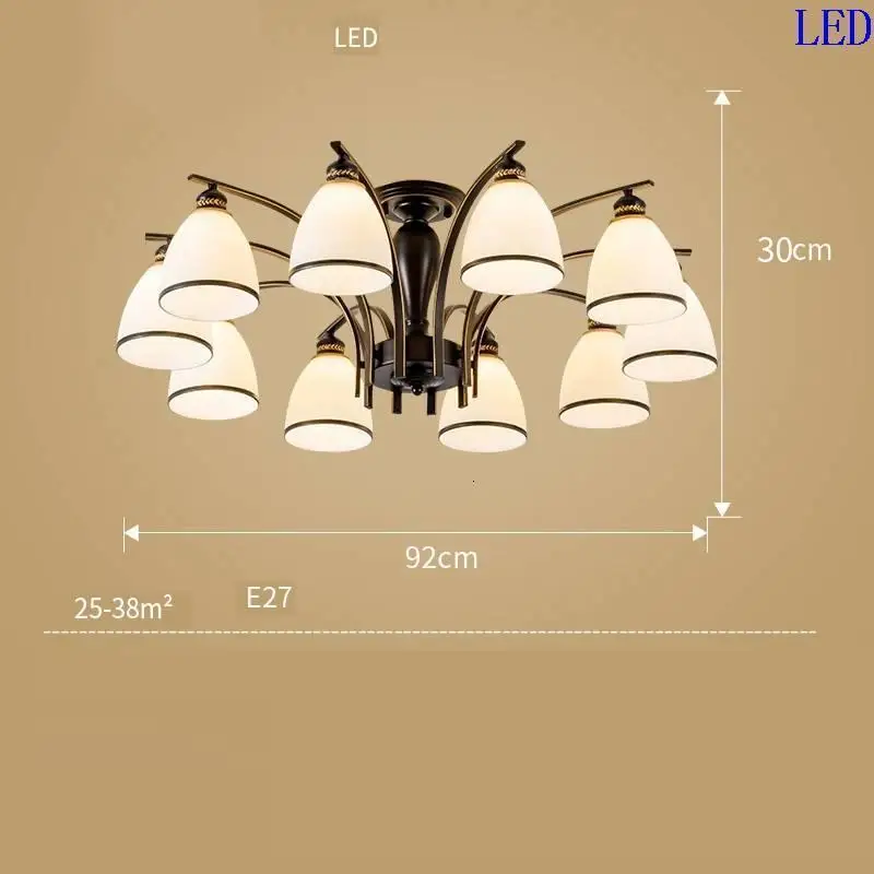 Блеск винтажная лампа освещение Deckenleuchten Luminaria Lampada Colgante Moderna Lampara De Techo Plafondlamp потолочный светильник