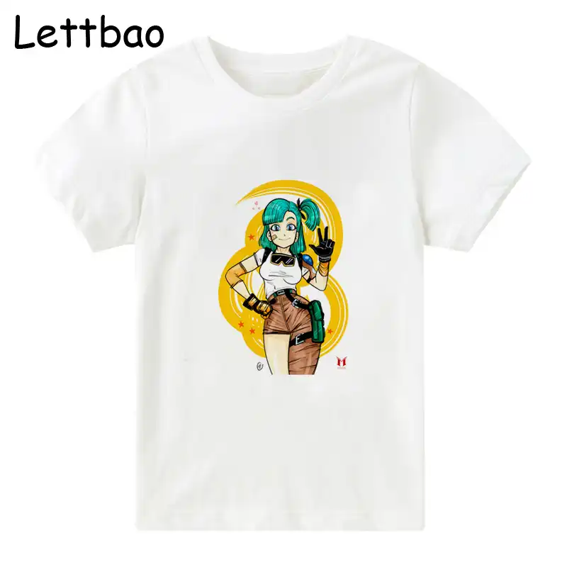 カジュアル原宿ブルマドラゴンボール Tシャツラウンドカラー子供 Tシャツファッションユニセックストップス Tシャツ夏プリント子供服 Tシャツ Aliexpress