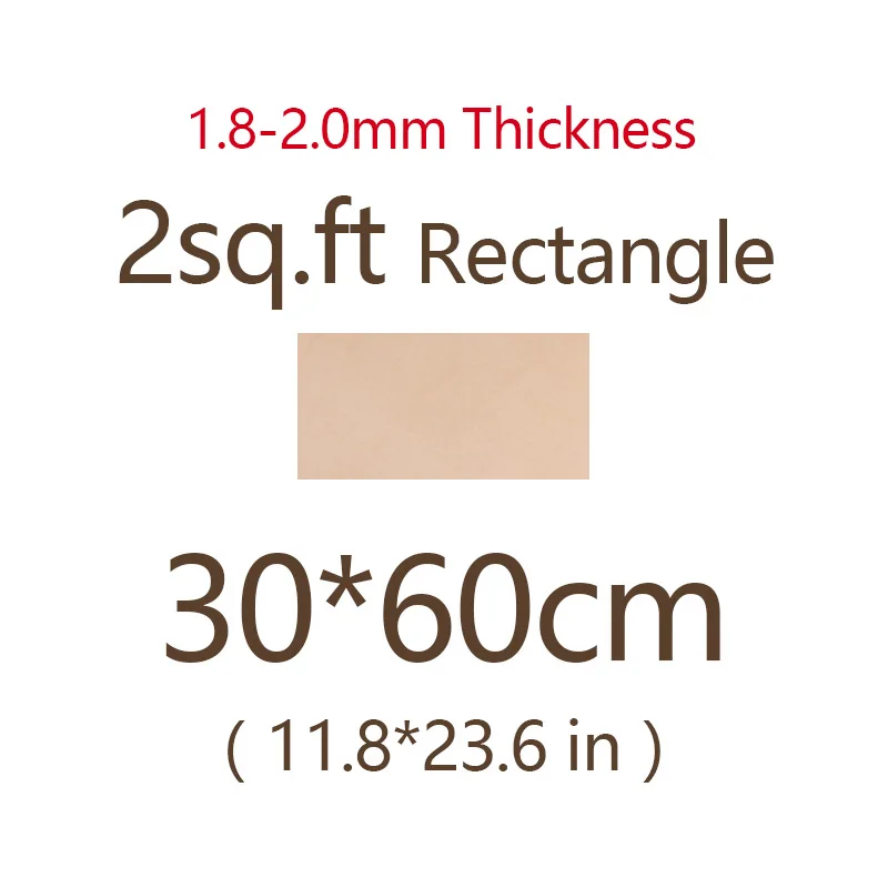 1.8-2.0mm 30x60cm Сделай Сам искусство Ремесло Швейные аксессуары натуральная кожа-ткань растительного дубления воловья ткань кусок, настоящая кожа для мебели - Цвет: 1.8-2.0mm 30x60cm