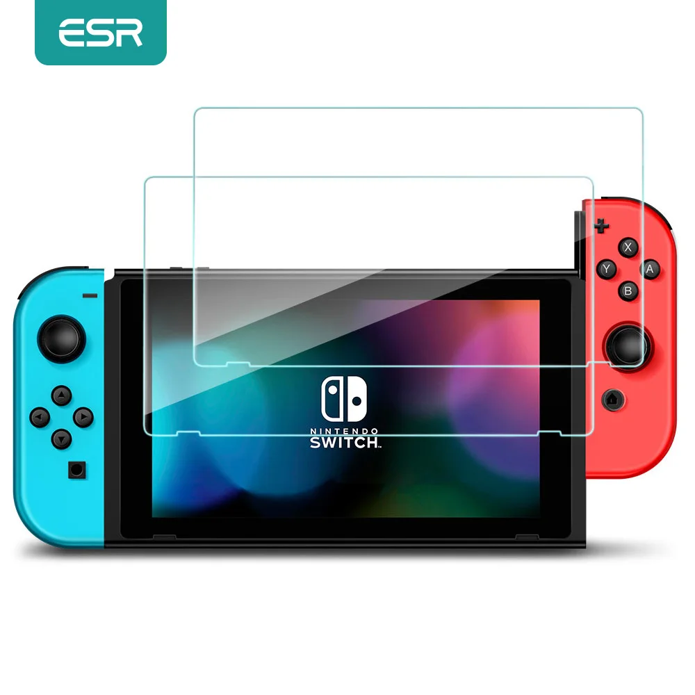 Защита экрана ESR для Nintendo Switch закаленное стекло HD с защитой от сисветильник