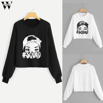 

Womail Sweatshirts Women Autumn Solid Color O Neck Long Sleeve Thin Sweatshirts Korean style Loose Female Casual Coat J722