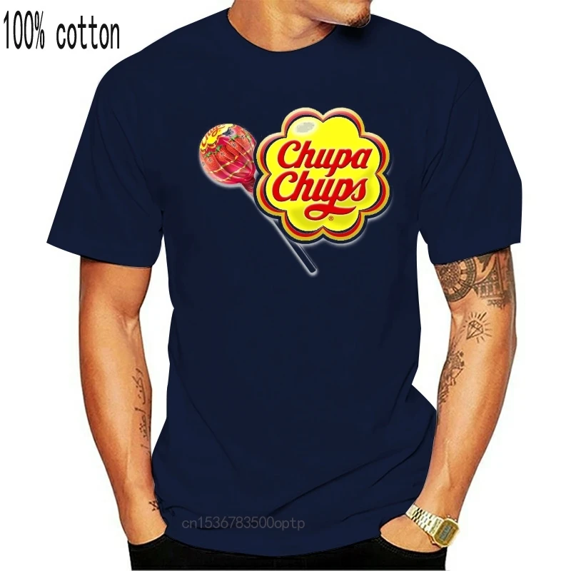 Футболка Chupa Chups с логотипом Повседневная футболка коротким рукавом распродажа