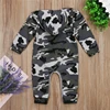 Infant Baby Boy Hooded Camouflage Romper Newborn Baby Camo Long Sleeve Warm Autumn Jumpsuit Outfit Boys Clothing ► Photo 3/6
