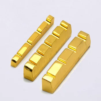 

4 or 5 String Slotted Brass Gold Plated Electric Bass Guitar Nut